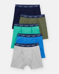 Carter's Carters Boys 5-Pack Mesh Boxer Brief Underwear Multi 10-12