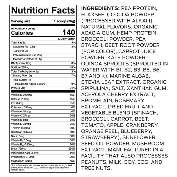 slide 10 of 13, Vega Essentials Chocolate Protein Powder, 21.6 oz