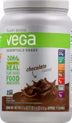 Vega Essentials Shake Chocolate Drink Mix 21.6 oz