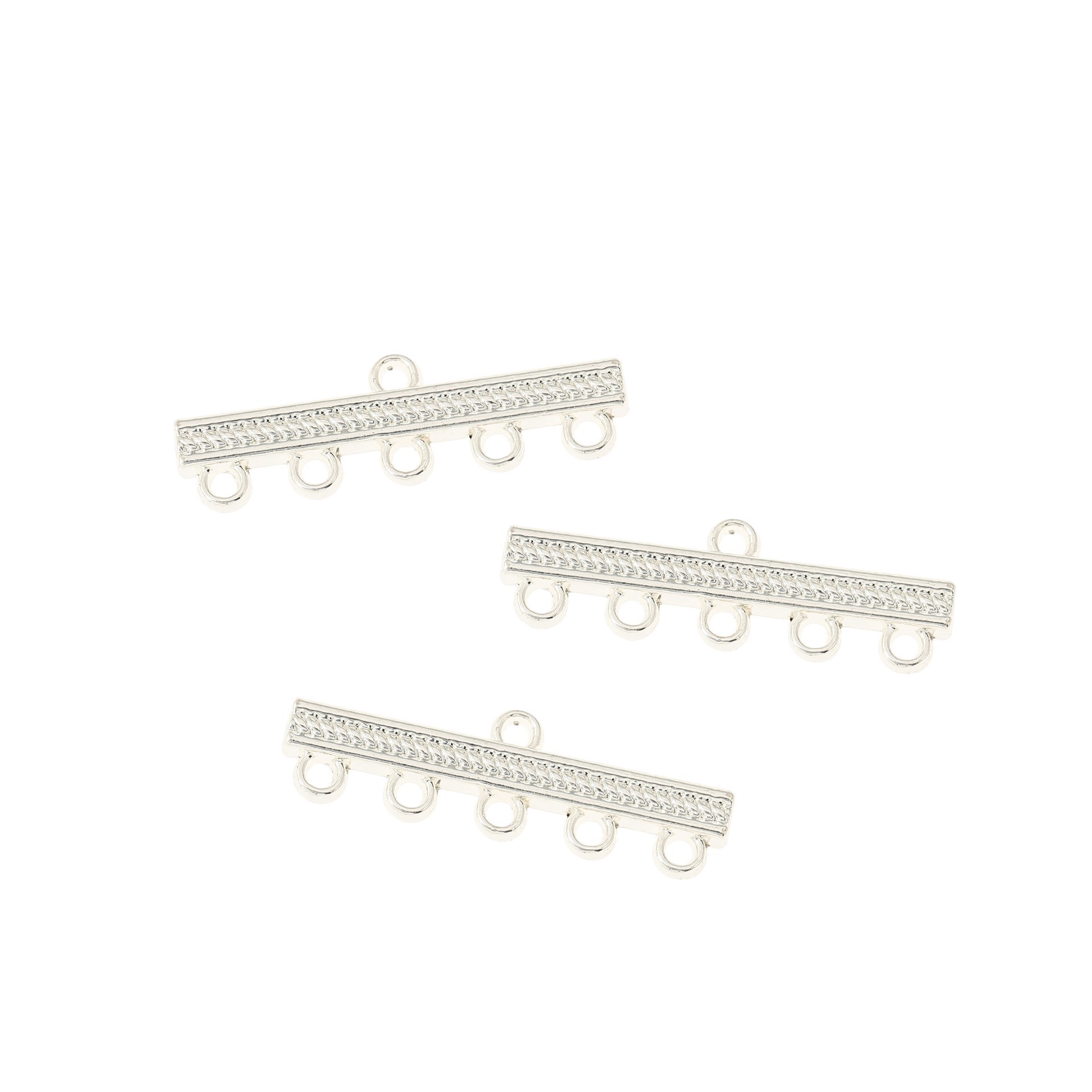 slide 2 of 3, Multi-Strand Connectors By Bead Landing, 29.5 mm