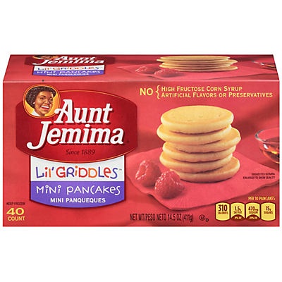 slide 1 of 1, Aunt Jemima Pancakes 40 ea, 40 ct