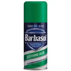 Barbasol Thick & Rich Soothing Aloe Shaving Cream 7 oz