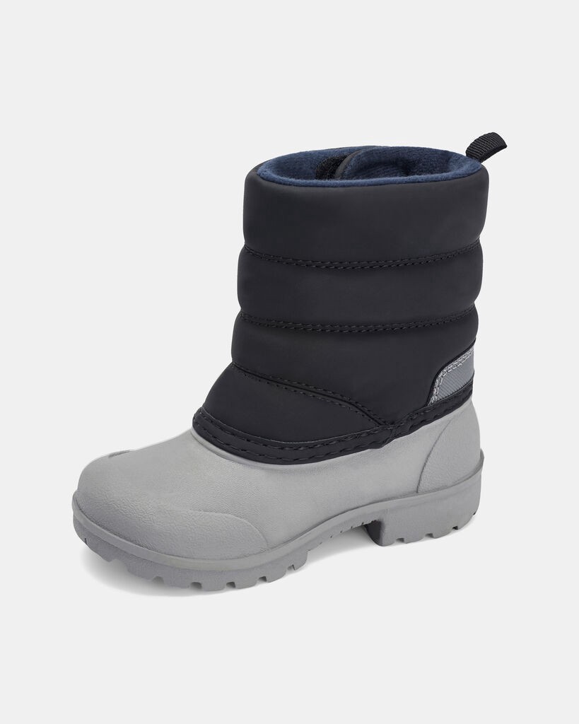 slide 4 of 6, Carter's Toddler Boy Snow Boots - Grey Grey 10, 1 ct