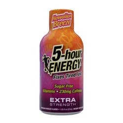 5-hour ENERGY, Extra Strength, Hawaiian Breeze, Shot, 1.93 oz.