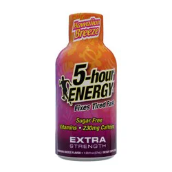 5-hour ENERGY, Extra Strength, Hawaiian Breeze, Shot, 1.93 oz.