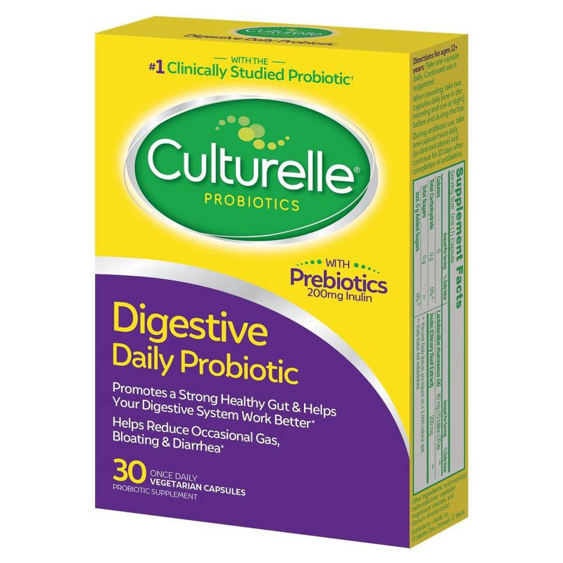 slide 4 of 7, Culturelle Probiotics Digestive Health Daily Probiotic - 30 CT, 30 ct
