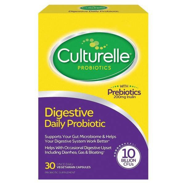 slide 1 of 2, Culturelle Adult Digestive Health Probiotic Capsules, 30 ct