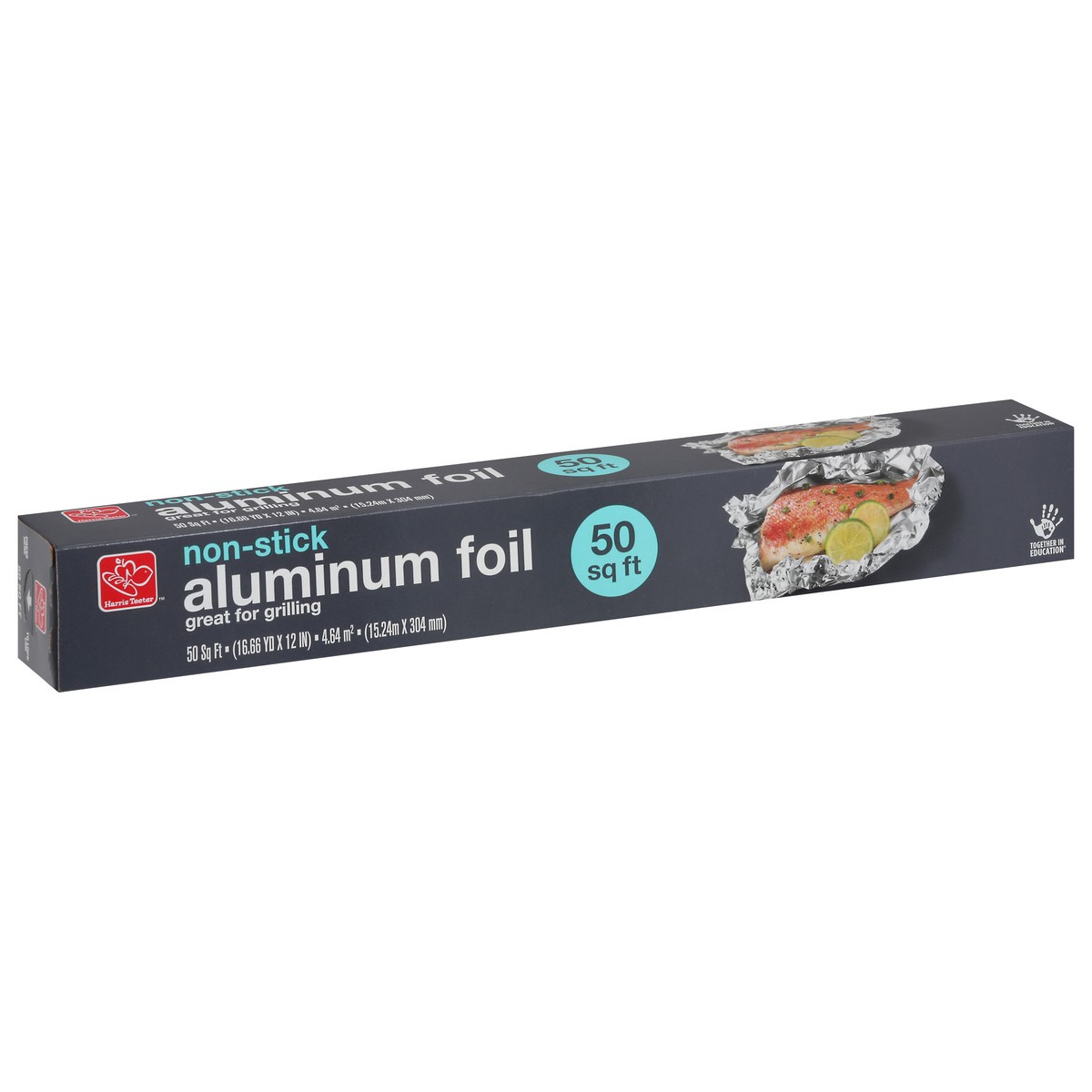 slide 4 of 9, Harris Teeter Nonstick Aluminum Foil, 50 ft