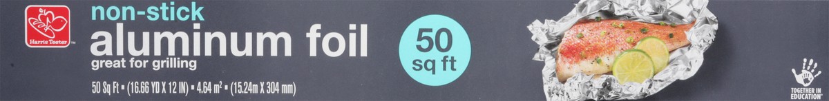 slide 9 of 9, Harris Teeter Nonstick Aluminum Foil, 50 ft