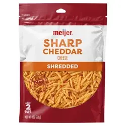 Meijer Shredded Sharp Cheddar Cheese
