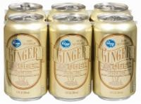 slide 1 of 1, Kroger Non Alcoholic Ginger Beer, 6 ct; 12 fl oz