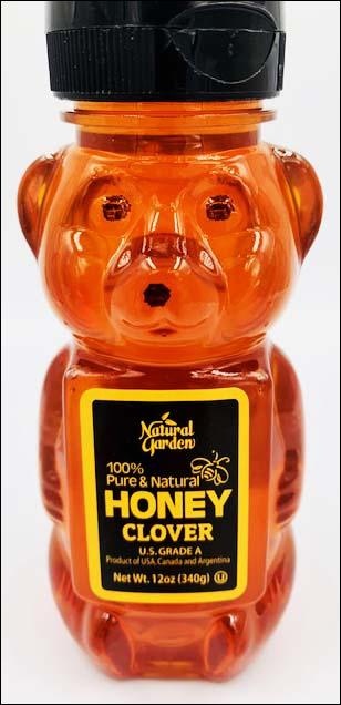 slide 1 of 1, Natural Garden Nat Garden Honey Clover Bear, 12 oz