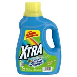 Xtra Plus Scent Booster Technology, Sparkling Fresh, 36 Loads Liquid Laundry Detergent, 56 fl oz