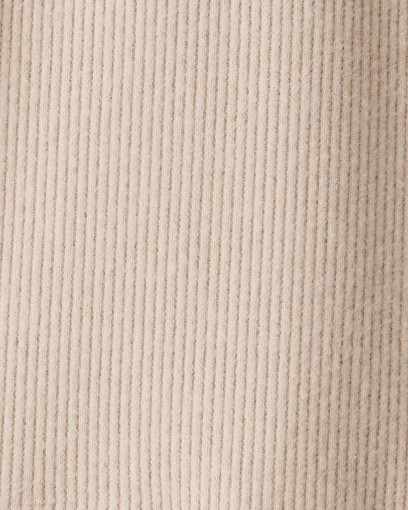 slide 2 of 2, Oshkosh Toddler Boy Ribbed Long-Sleeve Pocket Tee - Tan Beige 4T, 1 ct