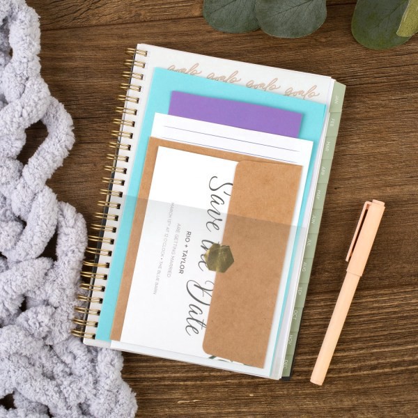 slide 4 of 9, 2025 Leah Bisch For Cambridge Weekly/Monthly Planner, 5-1/2"" X 8-1/2"", Navy Floral, January To December, Lb34-200, 1 ct