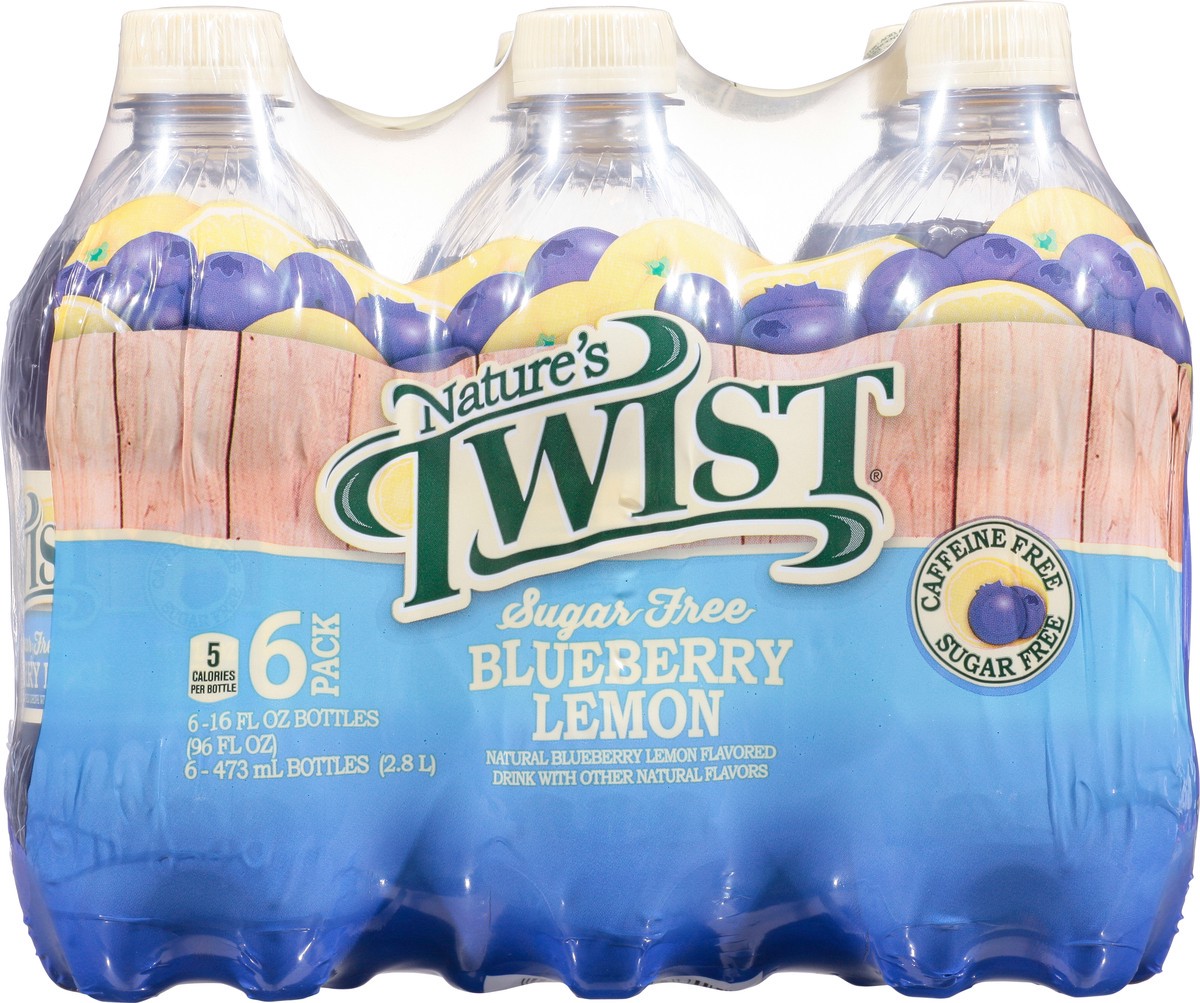 slide 8 of 14, Nature's Twist Sugar Free Blueberry Lemonade Flavored Drink - 6 ct; 16 fl oz, 6 ct; 16 fl oz