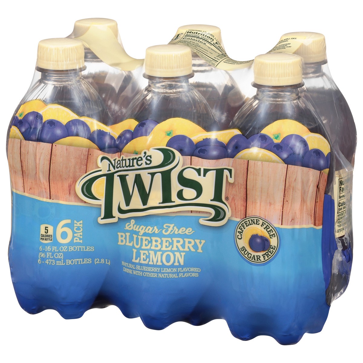 slide 7 of 14, Nature's Twist Sugar Free Blueberry Lemonade Flavored Drink - 6 ct; 16 fl oz, 6 ct; 16 fl oz