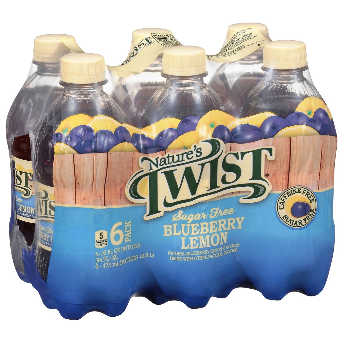 slide 11 of 14, Nature's Twist Sugar Free Blueberry Lemonade Flavored Drink - 6 ct; 16 fl oz, 6 ct; 16 fl oz