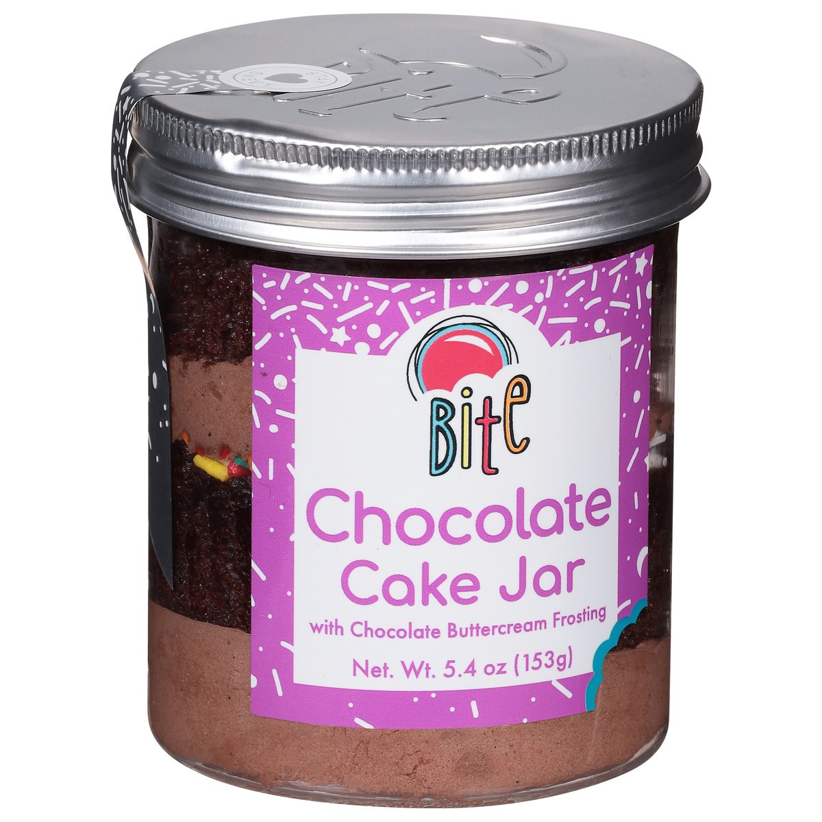 slide 8 of 9, One Bite Cake In A Jar Chocolate, 5.4 oz