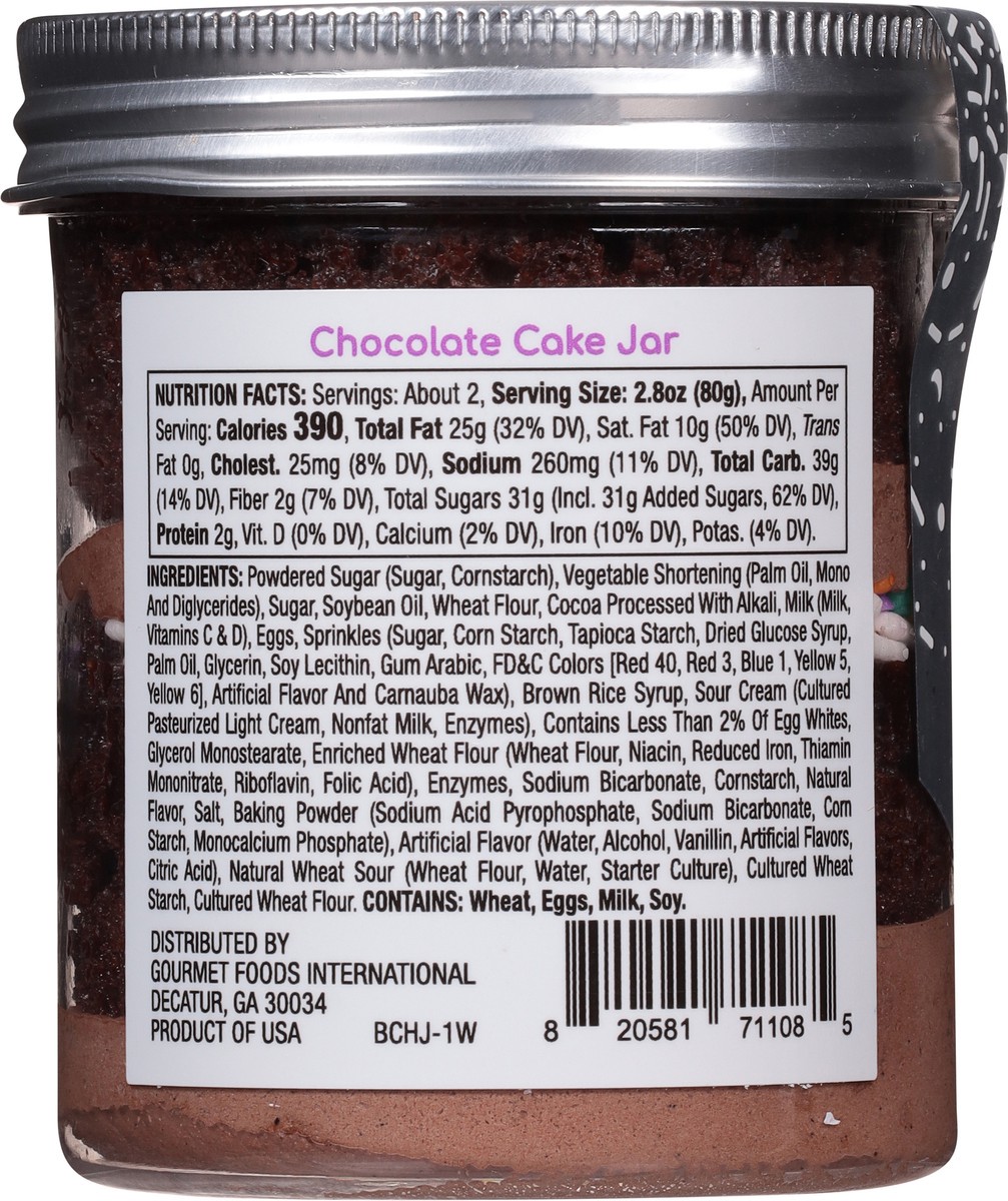 slide 2 of 9, One Bite Cake In A Jar Chocolate, 5.4 oz