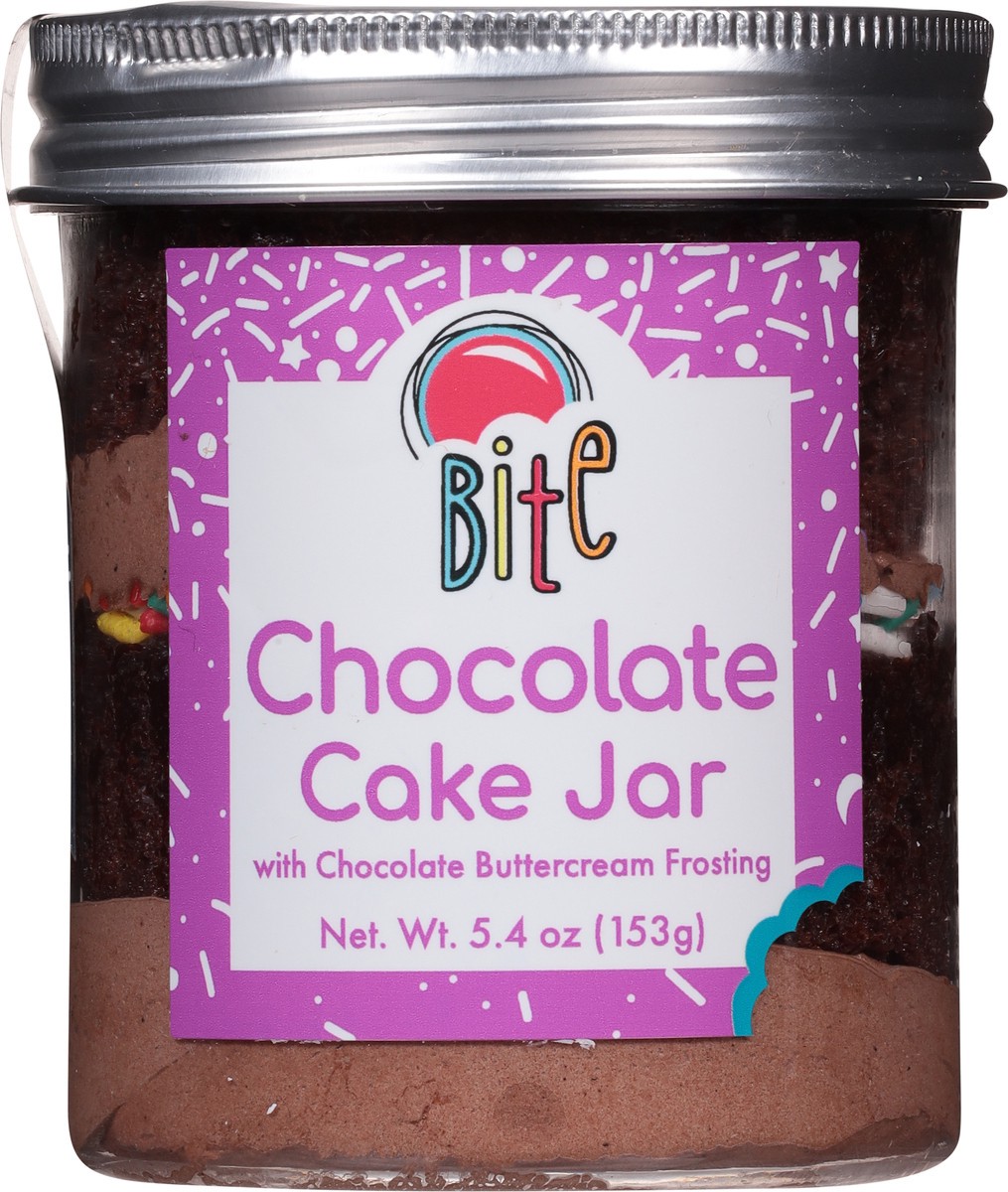 slide 7 of 9, One Bite Cake In A Jar Chocolate, 5.4 oz
