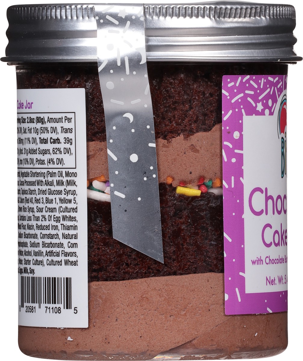 slide 5 of 9, One Bite Cake In A Jar Chocolate, 5.4 oz
