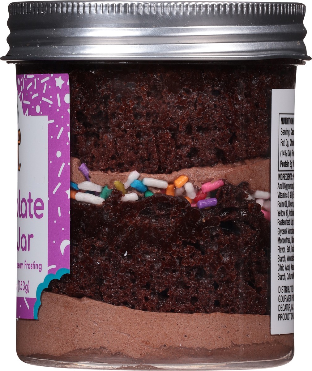 slide 6 of 9, One Bite Cake In A Jar Chocolate, 5.4 oz