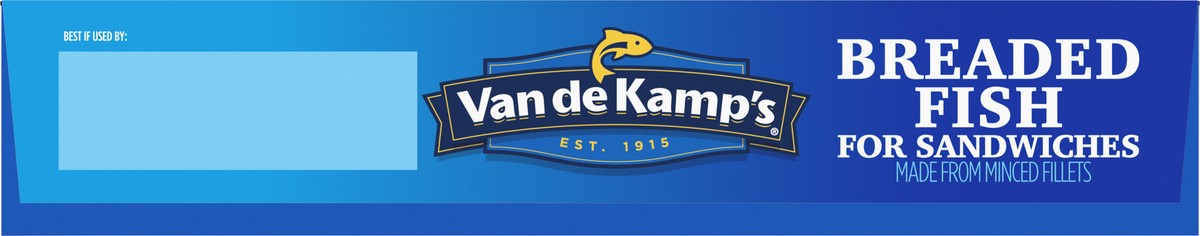 slide 6 of 9, Van de Kamp's Crunchy Breaded Fish for Sandwiches, 6 Fillets, 18 oz, 6 ct