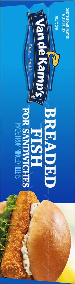 slide 5 of 9, Van de Kamp's Crunchy Breaded Fish for Sandwiches, 6 Fillets, 18 oz, 6 ct