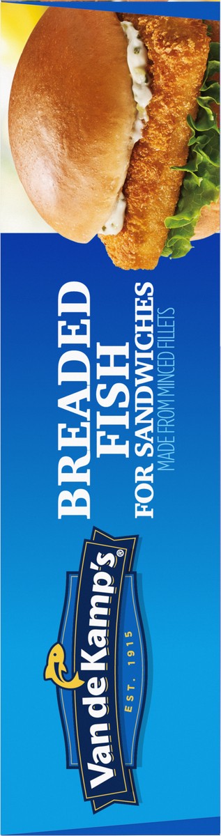slide 7 of 9, Van de Kamp's Crunchy Breaded Fish for Sandwiches, 6 Fillets, 18 oz, 6 ct