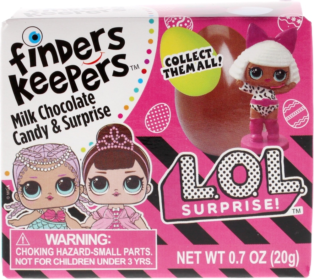 slide 1 of 1, Galerie L.O.L. Surprise Finders Keepers Milk Chocolate Candy & Surprise, 0.7 oz