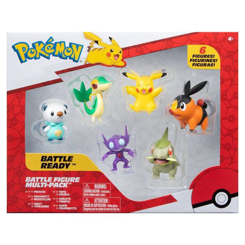 slide 17 of 27, Pokemon Pokémon Battle Ready Mini Figure Set - 6pk, 6 ct