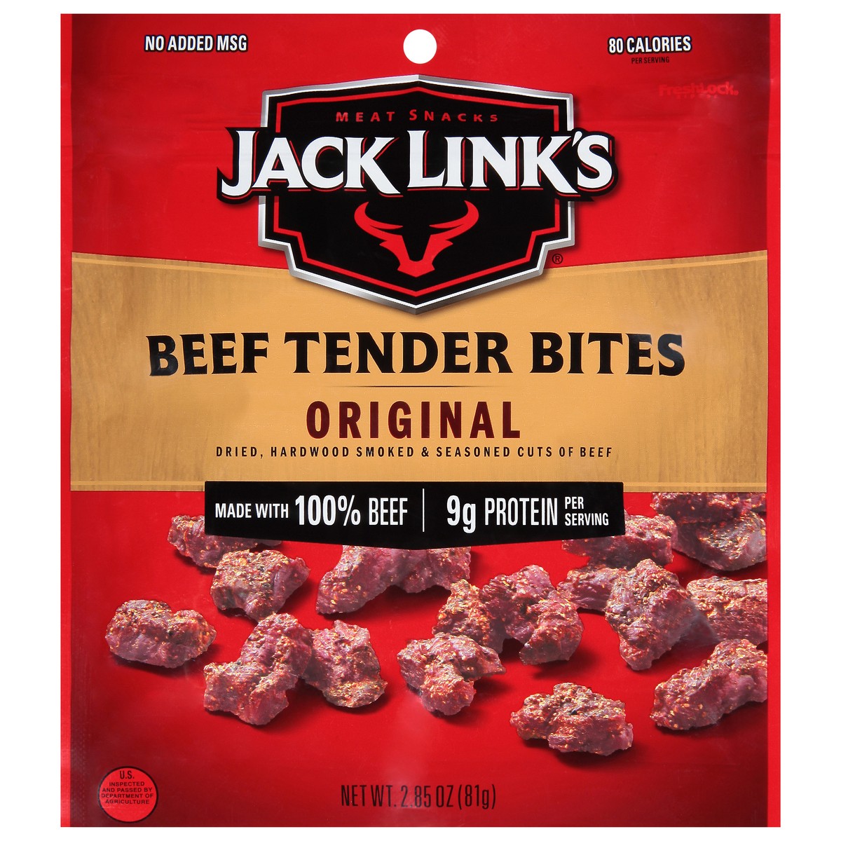 slide 1 of 9, Jack Link's Original Beef Tender Bites 2.85 oz, 2.85 oz