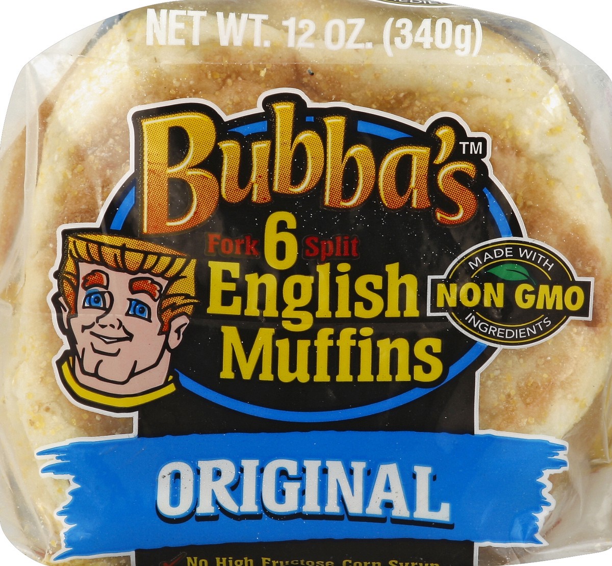 slide 3 of 5, Bubbas English Muffins 6 ea, 6 ct