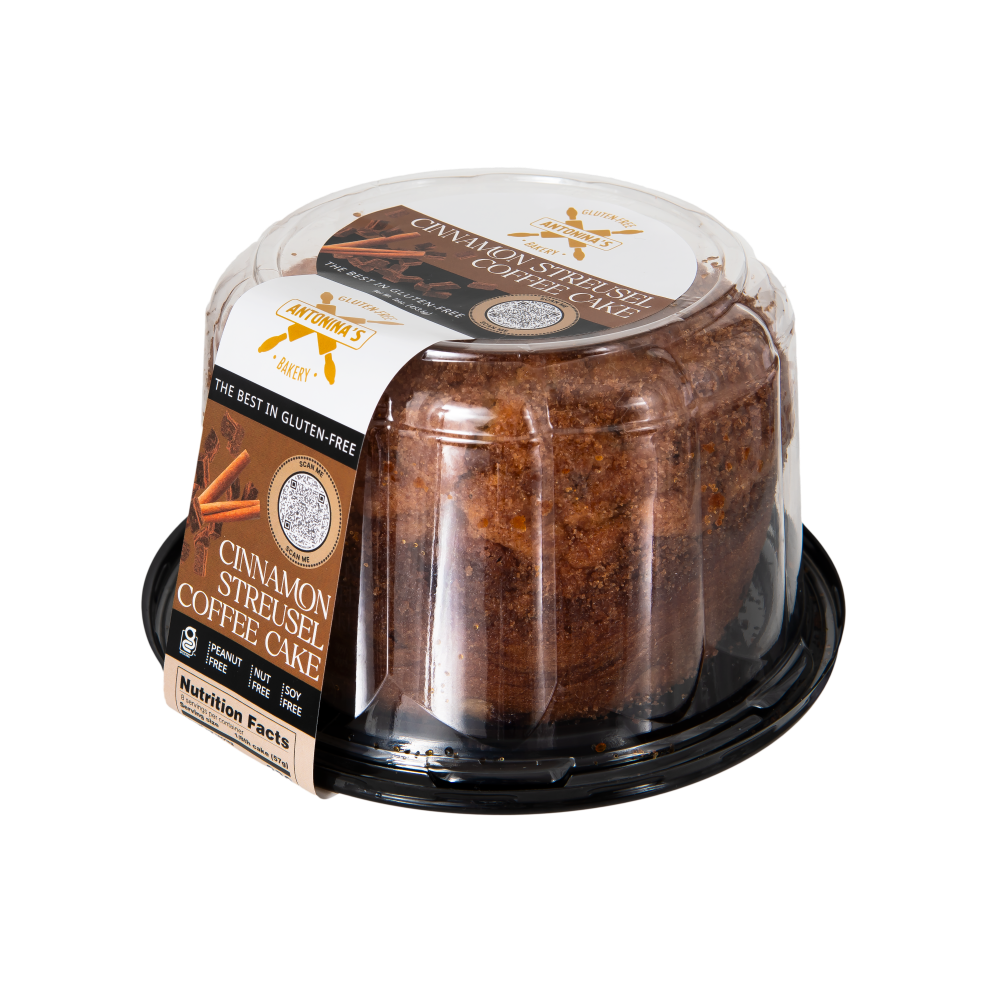 slide 2 of 3, Antonina's Gluten Free Cinnamon Streusel Coffee Cake, 16 oz