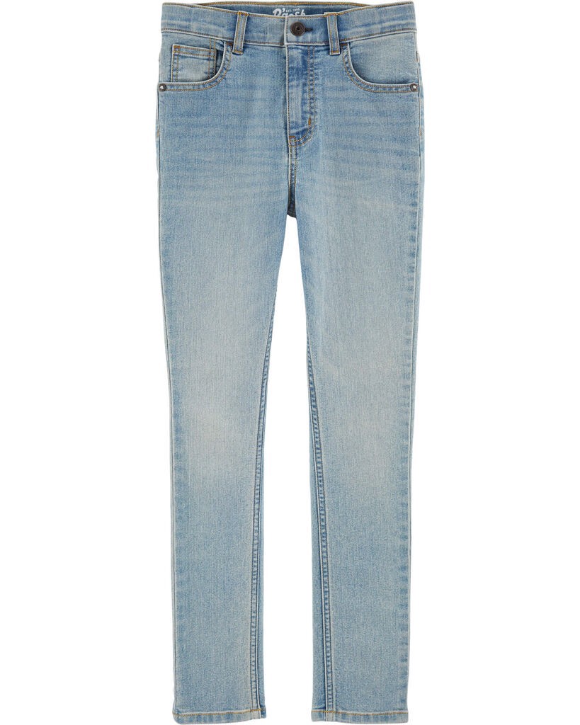 slide 5 of 5, Oshkosh Kid Faded Light Wash Skinny-Leg Jeans Sun Faded Light wash 12R, 1 ct