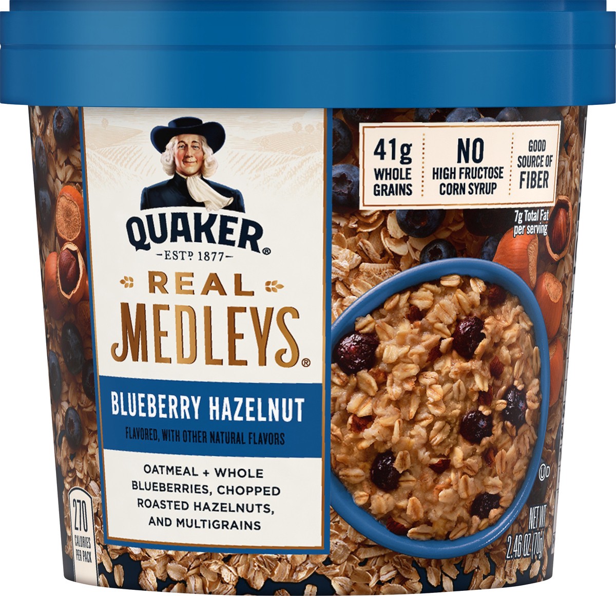 slide 5 of 8, Quaker Oatmeal, 2.46 oz