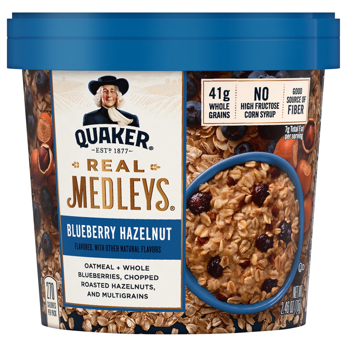 slide 1 of 8, Quaker Oatmeal, 2.46 oz