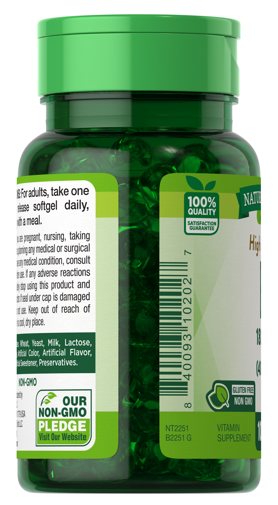 slide 3 of 4, Nature's Truth High Potency Vitamin E 180 mg (400 IU), 100 ct