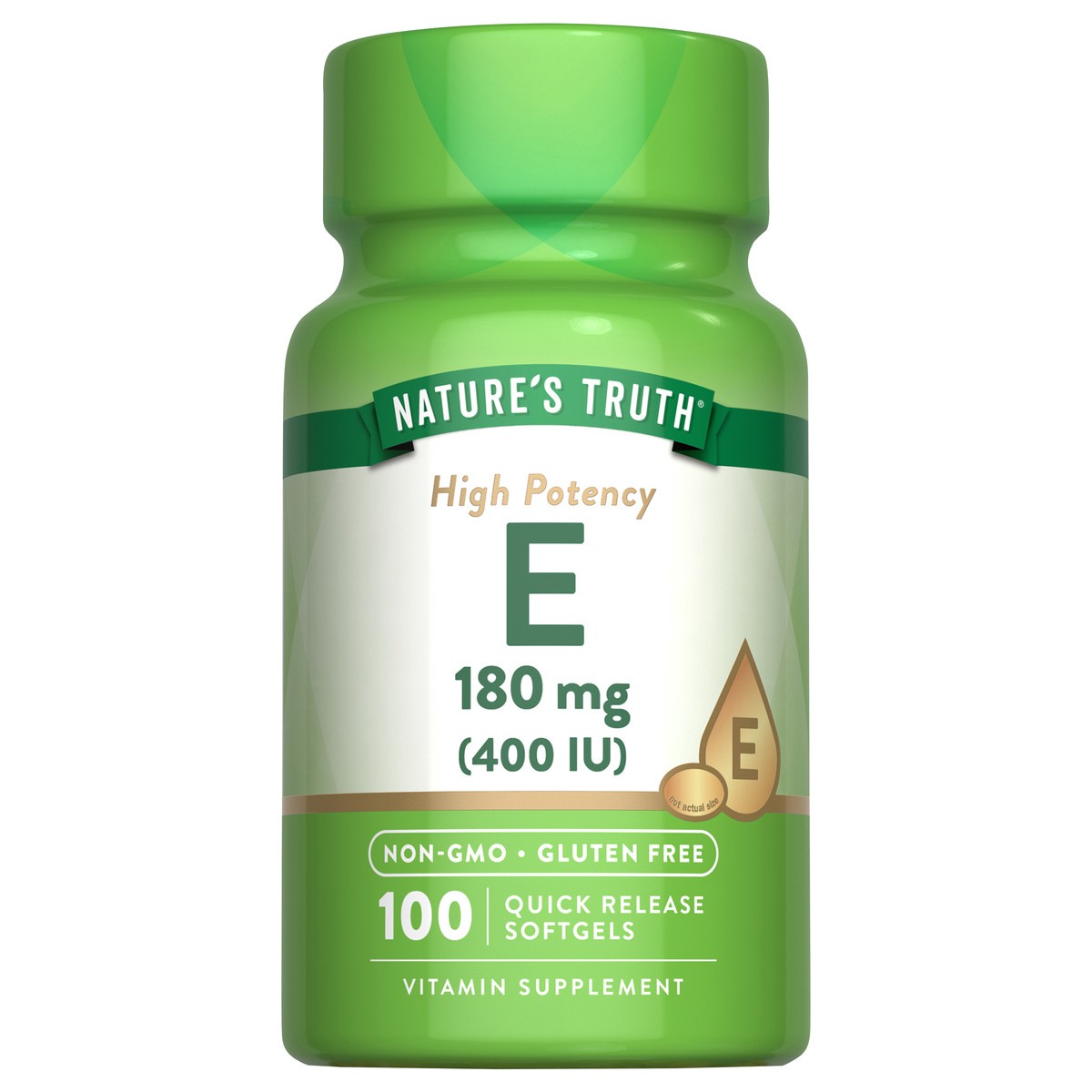 slide 1 of 4, Nature's Truth High Potency Vitamin E 180 mg (400 IU), 100 ct