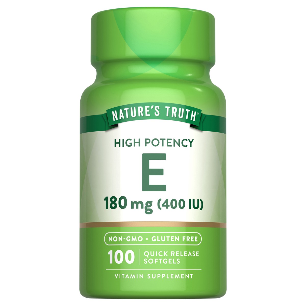 slide 1 of 4, Nature's Truth High Potency Vitamin E 180 mg (400 IU), 100 ct