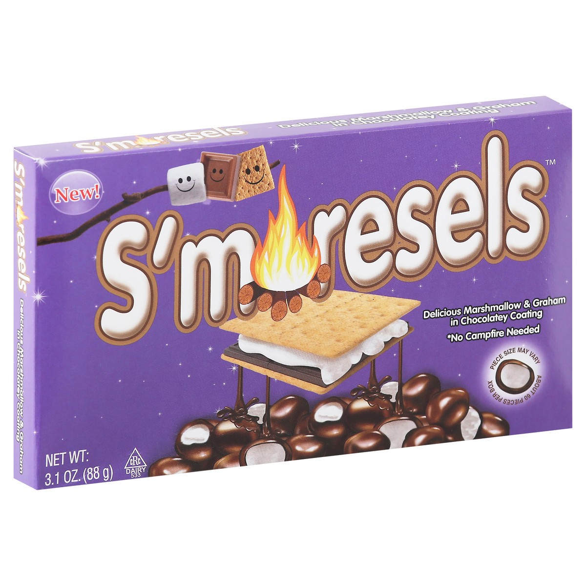 slide 2 of 9, Cookie Dough Bites S'Moresels, 3.1 oz