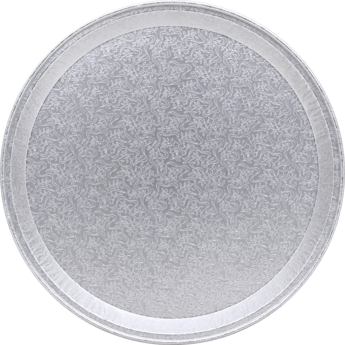 slide 6 of 6, First Street 12 Inch Silver Party Tray, 1 ct