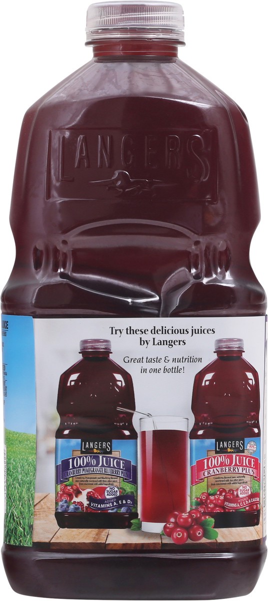 slide 5 of 9, Langers Pomegranate Blueberry Plus 100% Juice 64 fl oz, 64 fl oz