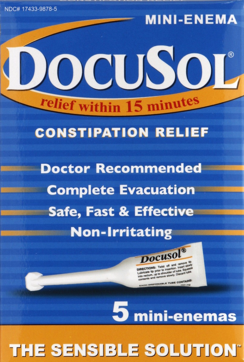 slide 4 of 5, DocuSol Mini-Enemas 5 ea, 5 ct