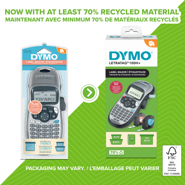 slide 2 of 2, DYMO Letratag Lt-100H Plus Handheld Label Maker, 1 ct