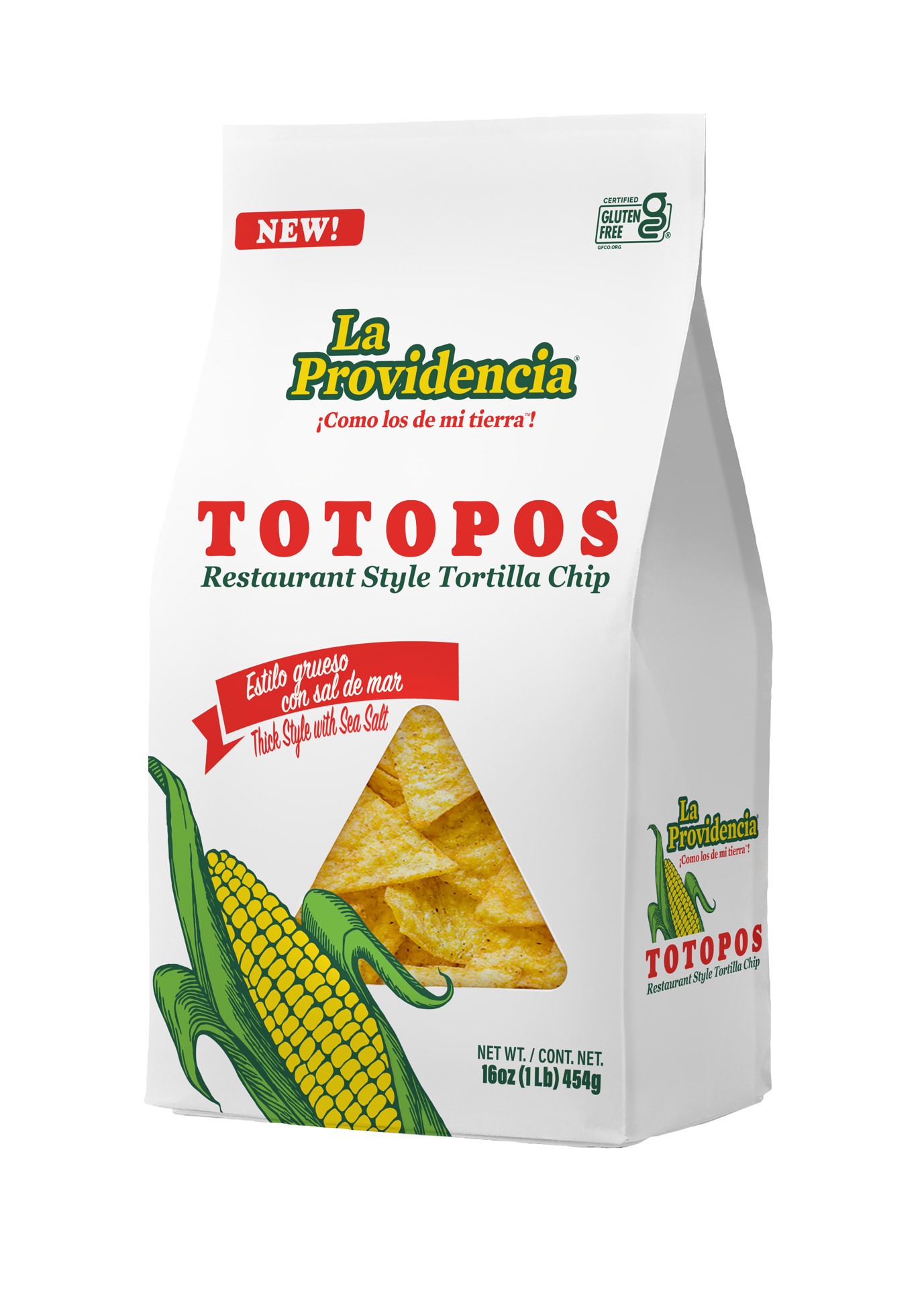 slide 1 of 5, La Providencia Totopos Corn Tortilla Chips, 16 Ounce Bag, 16 oz