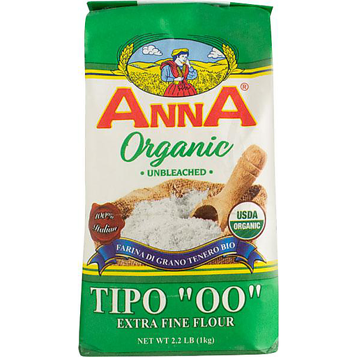 slide 1 of 1, Anna Flour extra fine flour 1kg, 2.2 lb