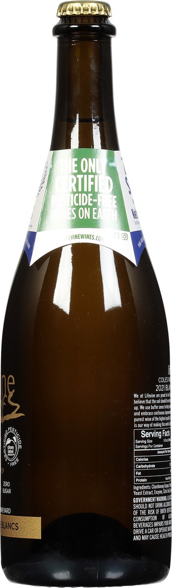 slide 11 of 13, Lifevine Coles Valley Vineyard Blanc De Blancs - 750 ml, 750 ml