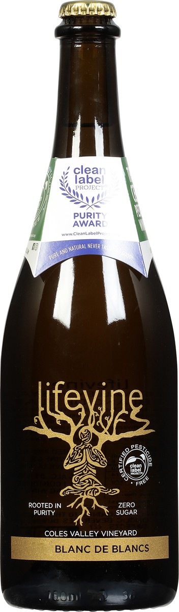 slide 12 of 13, Lifevine Coles Valley Vineyard Blanc De Blancs - 750 ml, 750 ml